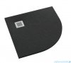 Schedpol Kalait Black Stone brodzik półokrągły + syfon 90x90cm 3.3104/C/ST-M2